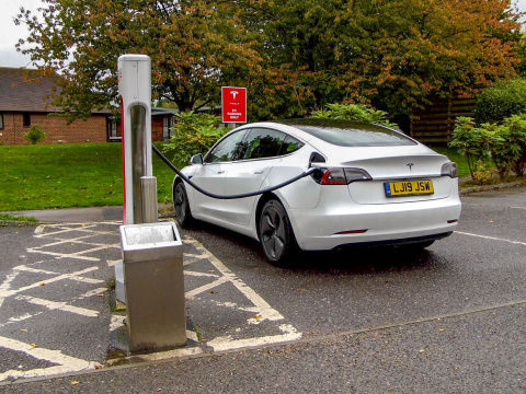 Tesla Model 3 Charging